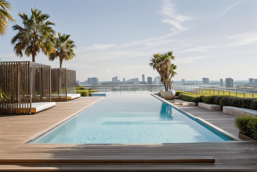 屋外プールエリア preview